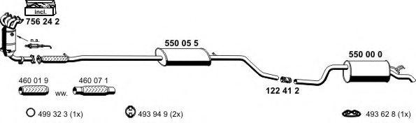 ERNST 120067 Exhaust System